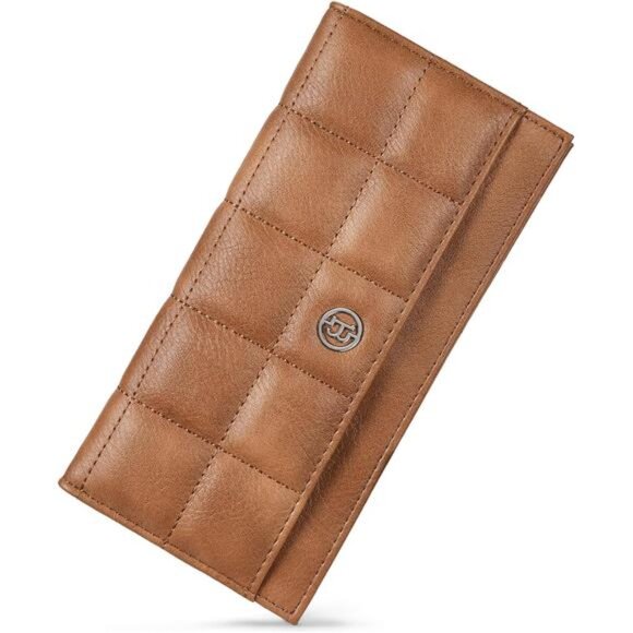 Handbags - Women Wallet Vegan Leather, Card Holder Camel